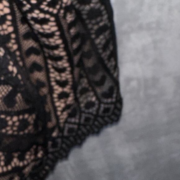 Adore Me Bra 38C Black Beige Nymphadora Contour Balconette Underwire - Picture 7 of 9